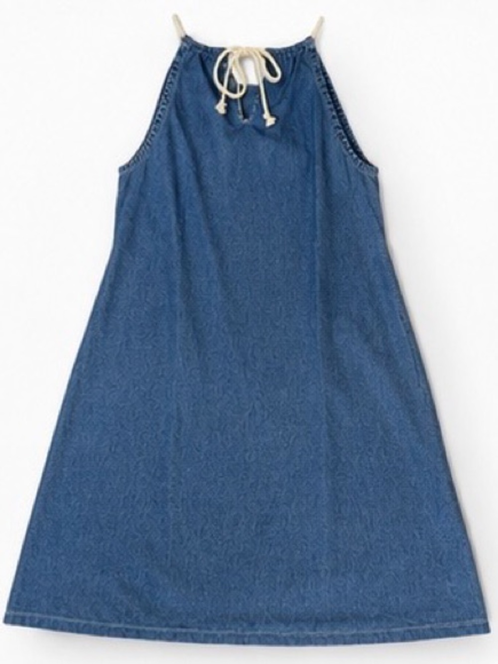 J.McLaughlin Chambray Denim Halter Dress | Size M | Like New 💙 - Picture 10 of 11